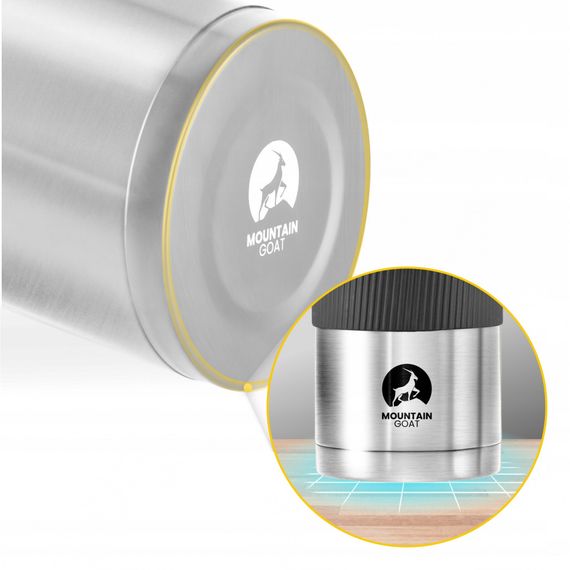 Термос для їжі Mountain Goat 1 л Silver (P-5907739315809) | Зображення 9