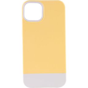 Чохол TPU+PC Bichromatic для Apple iPhone 11 Pro Max (6.5") Силікон, Creamy-yellow / White