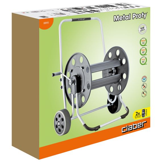 Візок для поливального шланга Claber Metal Profy 8895 (1/2-165 м) | Зображення 3