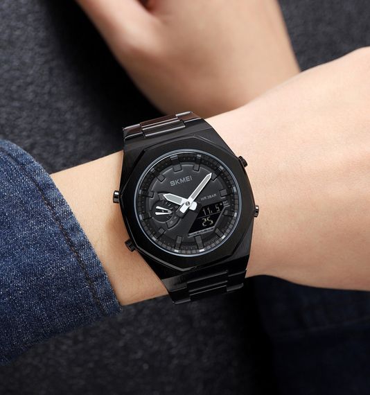 Годинник S2kmei 1816BKBKBK All Black | Зображення 2