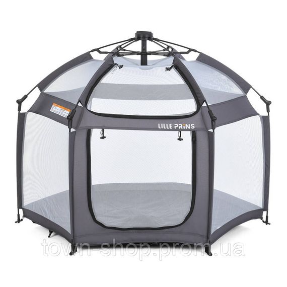 Детская платка манеж MR 1515 Platinum Grey 140х124х110 см