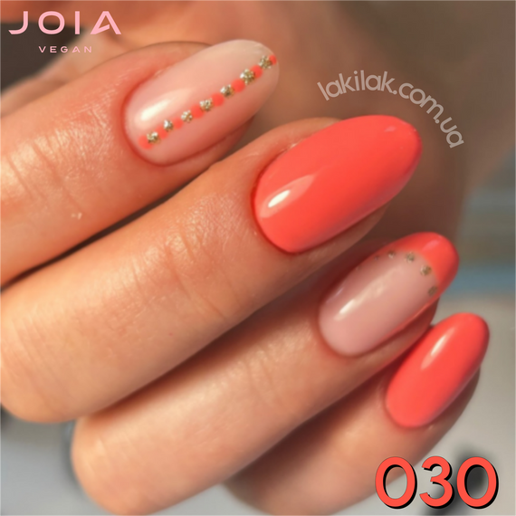Гель-лак JOIA vegan 030 лососевий, 6 мл
