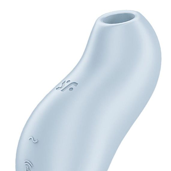 Вакуумний кліторальний стимулятор з вібрацією Satisfyer Pocket Pro 1 Blue Sex Aura | Зображення 3