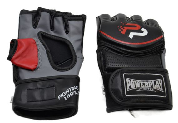 Рукавиці для MMA PowerPlay 3093 Чорні S | Зображення 5