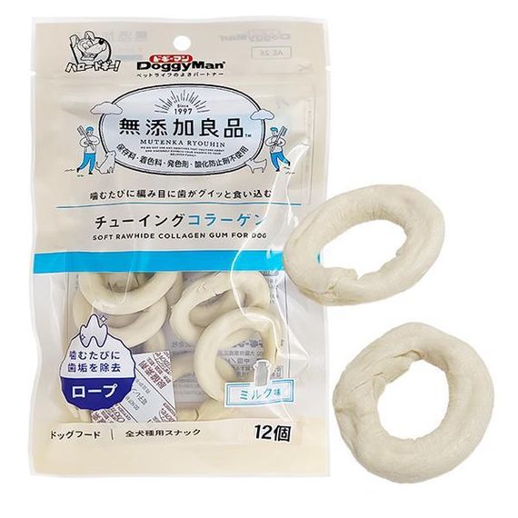 DoggyMan Collagen Gum Doughnut доггимэн кольцо с коллагеном жевательное лакомство для собак