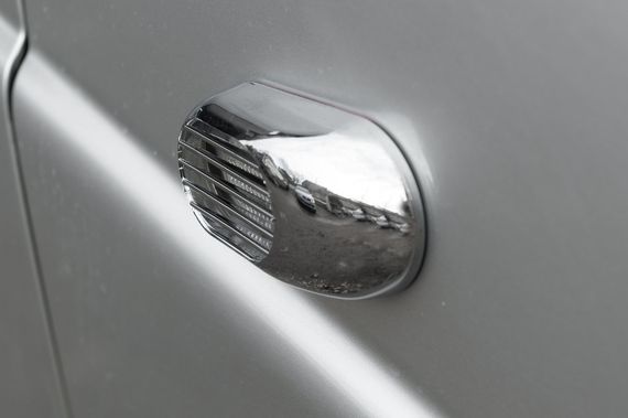 Решітка на повторювач `Овал` (2 шт, ABS) для Fiat Panda 2003-2011 рр | Зображення 4