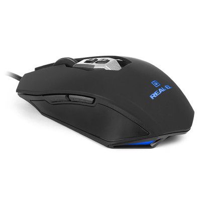 Мышка REAL-EL RM-525 Black | Зображення 1