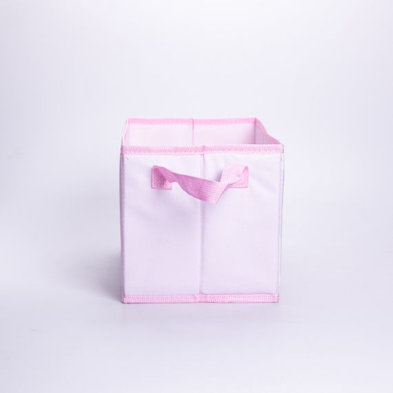 Кошик для іграшок 30×20×20 (см) м'який складаний Рожевий HP-41-7P | Зображення 3