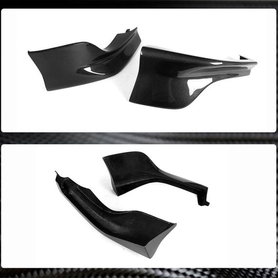 Накладки на передній бампер Flap (для M-Sport, Карбон) для BMW 5 серія E-60/61 2003-2010 рр | Зображення 4