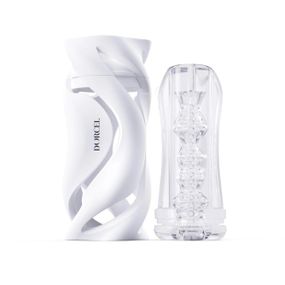 Мастурбатор Dorcel DEEP BLOW WHITE, подвійне використання Sex Aura