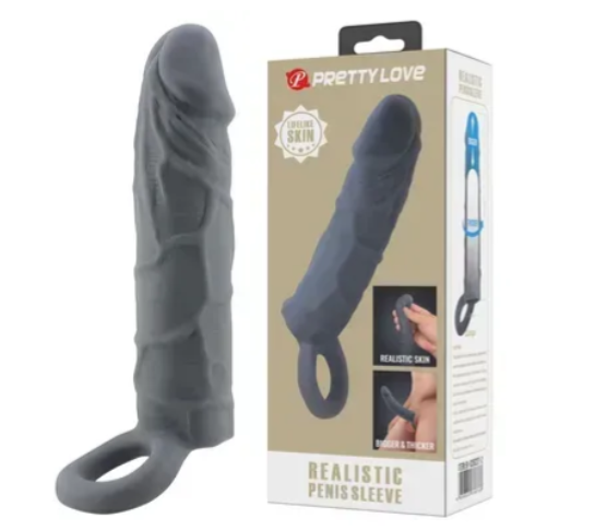 Насадка Pretty Love — Realistic Penis Sleeve, BI-026227-2 Sex Aura