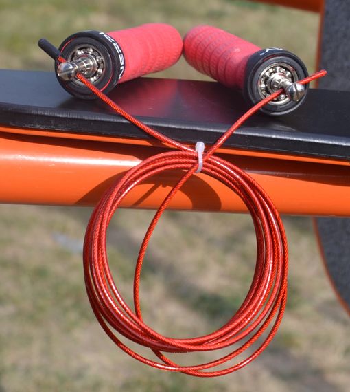 Скакалка швидкісна на підшипниках PowerPlay 4208 Fitness Jump Rope Червона (3m.) | Зображення 2