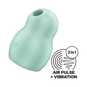 Вакуумний стимулятор з вібрацією Satisfyer Pro To Go 1 Mint Sex Aura