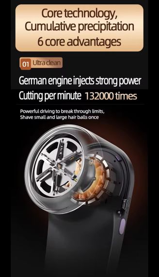 Машинка для видалення ковтунців із заряджанням від USB | Зображення 2