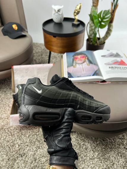 Кроссовки Air Max 95 Black Khaki White, Вьетнам 42 | Зображення 9
