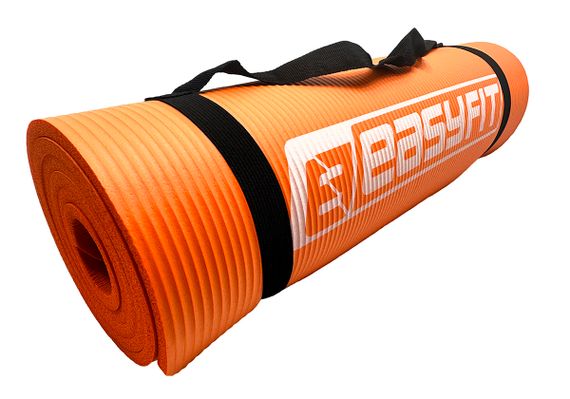 Килимок для фітнесу та йоги EasyFit NBR 10 мм Помаранчевий (EF-1919-OR) | Зображення 1