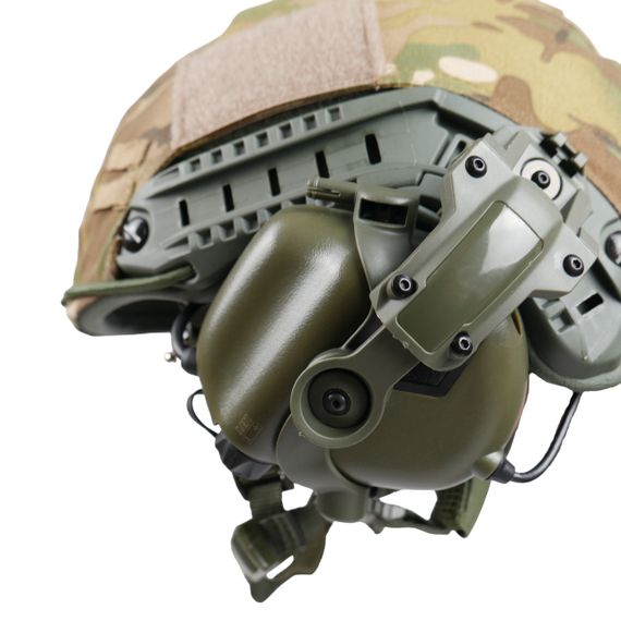 Крепление Чебурашки для активных наушников EARMOR хаки (Ops core arc & team wendy) | Зображення 4