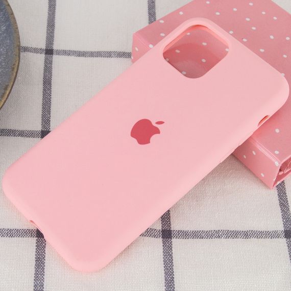 Чехол Silicone Case Full Protective (AA) для Apple iPhone 11 Pro Max (6.5") Розовый / Pink | Зображення 1