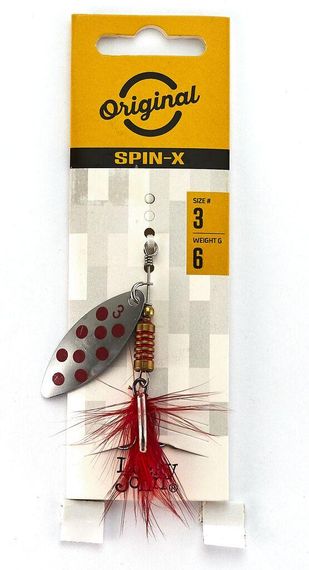 Блесна вращ. Lucky John Лаки Джон SPIN X LONG 03 6,0г SR | Зображення 1