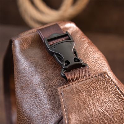 Сумка Vintage Крос боді смарт зі шкірозамінника Коричнева (20572) | Зображення 6
