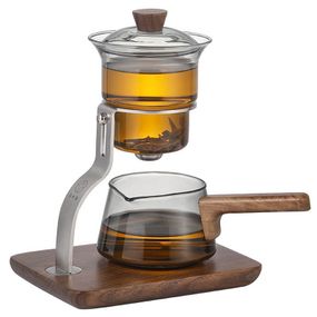 Чайник для заваривания TeaPot D-41 Automatic tea maker 300/400ml Transparent gray