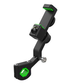 Крепление Primo Guider для телефона на руль велосипеда, мотоцикла — Black/Green