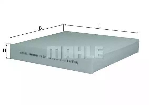 Фільтр салону Focus 04-12 (кондиціонер), MAHLE/KNECHT (LA293) | Зображення 3