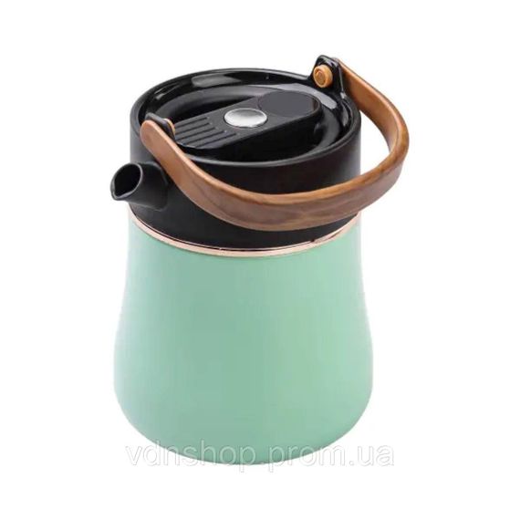 Чайник термос із датчиком температури та вакуумною ізоляцією 700 мл м'ятний HP-14-22M | Зображення 1