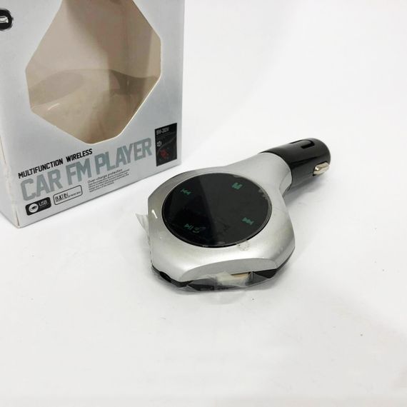 Трансмітер Автомобільний FM модулятор FM H29 BT, Модулятор для мобільних пристроїв в авто. Колір: сірий | Зображення 3