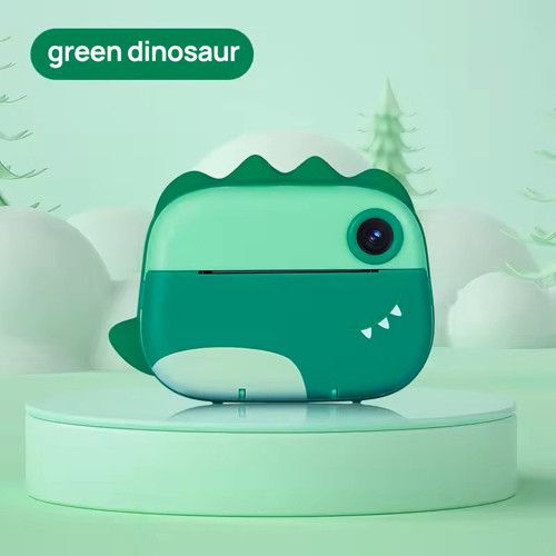 Дитячий полароїд фотоапарат M05 GREEN, Принтер для дитячої творчості, Фотоапарат з екраном для малюків VA-28 | Зображення 4