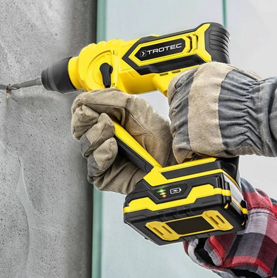 Перфоратор акумуляторний Trotec PRDS 10-20V з АКБ та ЗП + кейс (4415000201) | Зображення 7