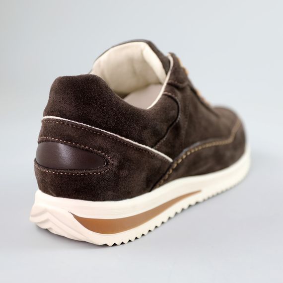 Кросівки жіночі замшеві 591357 Коричневі 36 37 38 39 40 41 | Зображення 5