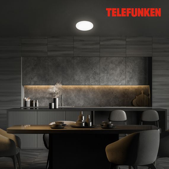 Светодиодный светильник с  WiFi  TELEFUNKEN Smart LED , Ø 12 см, 6 Вт, белый" | Зображення 3