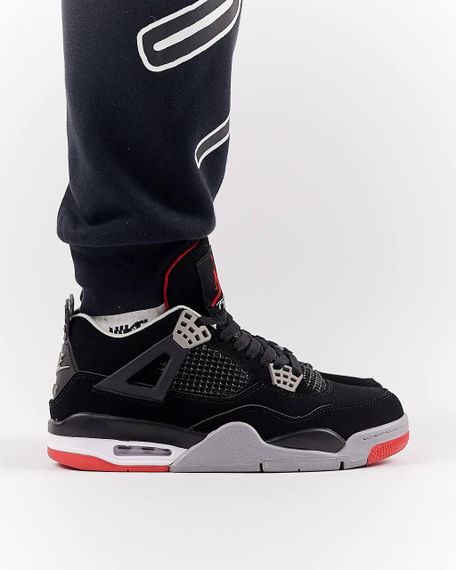 Чоловічі кросівки Air Jordan 4 Retro M Bred , весна, літо, осінь , В'єтнам 42 26.5 см | Зображення 7