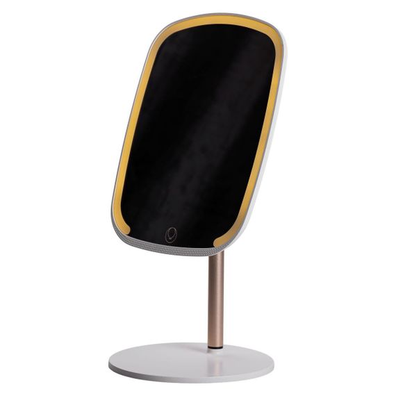 Настільне дзеркало з підсвічуванням 23х18 см для макіяжу на ніжці Біле HP-10-6AW | Зображення 3