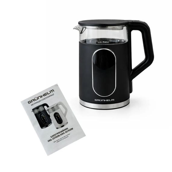 Електрочайник Grunhelm EKG-25702B 1.7 л чорний | Зображення 4