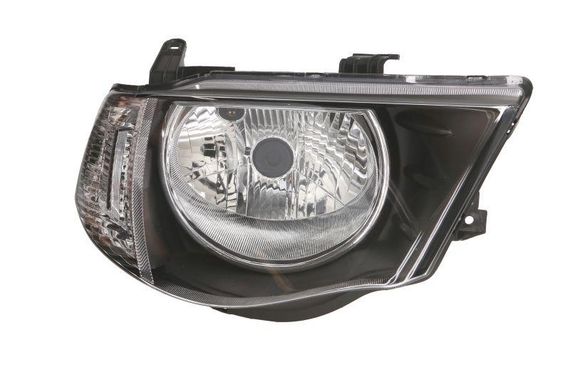 Фара Передня Mitsubishi L200 2007-2015 (Подвійний Каб.) Права H4 Білий Поворотн, Ел. Реєстр. 214-1180R-Ldemc