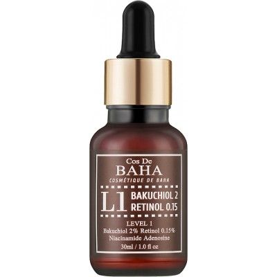 Сироватка для обличчя Cos De BAHA L1 Bakuchiol & Retinol Serum (30 ml) | Зображення 1