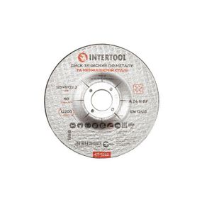 Круг зачисний для металу INTERTOOL CT-40221