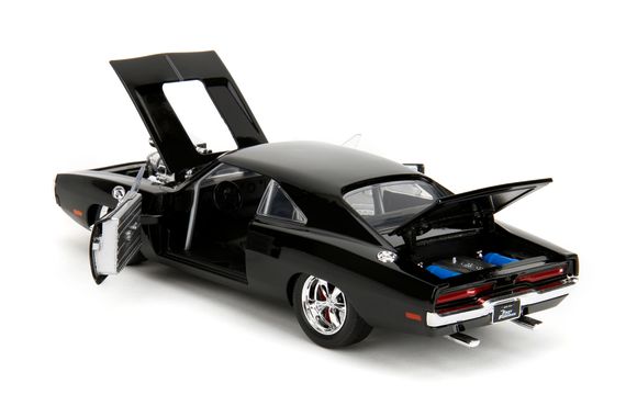 Игровая металлическая машинка Fast and Furious Додж Чарджер 1970 с фигуркой | Зображення 1