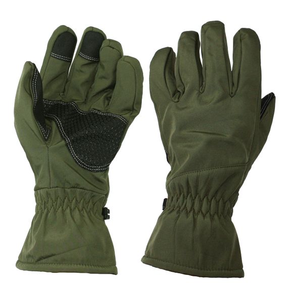 Рукавиці зимові тактичні UAD PERUN SoftShell 3 шари сенсорні Олива M