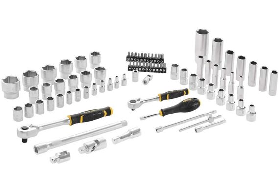 Набір торцевих головок Stanley 1/4 та 1/2 FATMAX MaxiDrive шестигранний 81 предмет (FMMT82826-1) | Зображення 1
