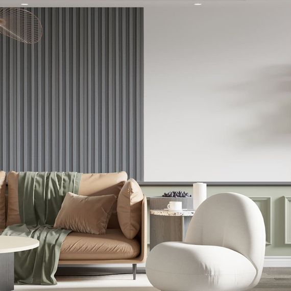 Декоративна стінова рейка олов'яний 3000*160*23мм (D) SW-00001530 | Зображення 7