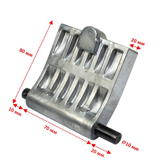 Заслінка подачі садового подрібнювача гілок Makita UD2500 (652023709)