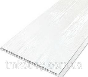Пластиковая панель Лион White EX 07.01 ТМ Exclusive 250*7*3000/6000мм 250х6000