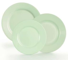 Столовый сервиз Luminarc Plumi Paradise Green V9232, 18 предметов, на 6 персон