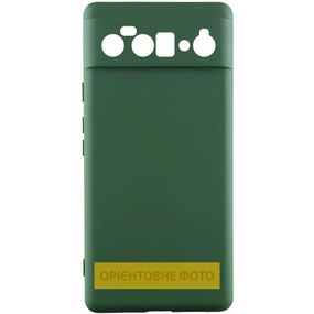 Чохол TPU GETMAN Liquid Silk Full Camera для Google Pixel 9 Pro XL Зелений / Dark green
