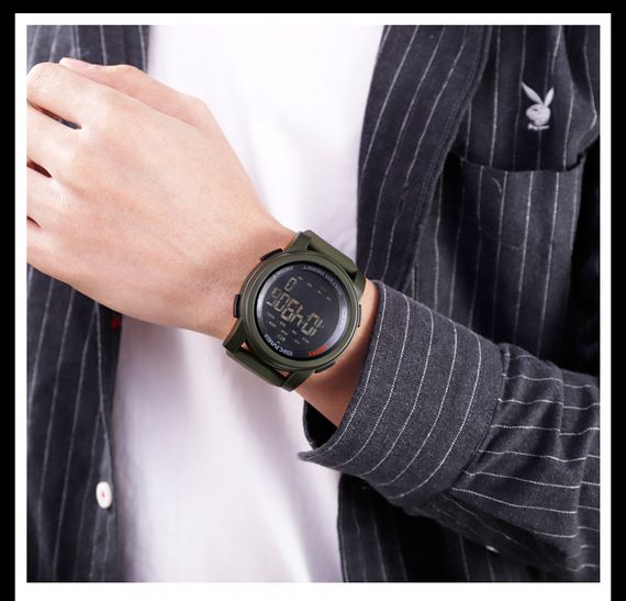Чоловічий годинник Skmei 1469AGBK Military-Black | Зображення 3