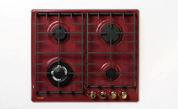 Газова варильна панель Fabiano FHGR 2744 VGHT Burgundy 8112.508.0196 | Зображення 2