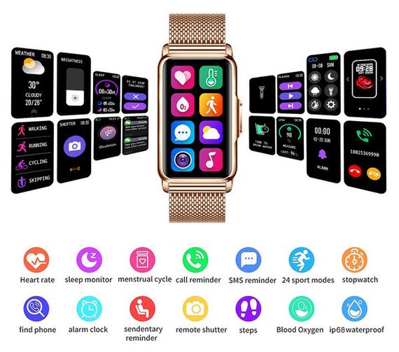 Smart Mioband Nano+ Gold, 2 ремешка | Зображення 9